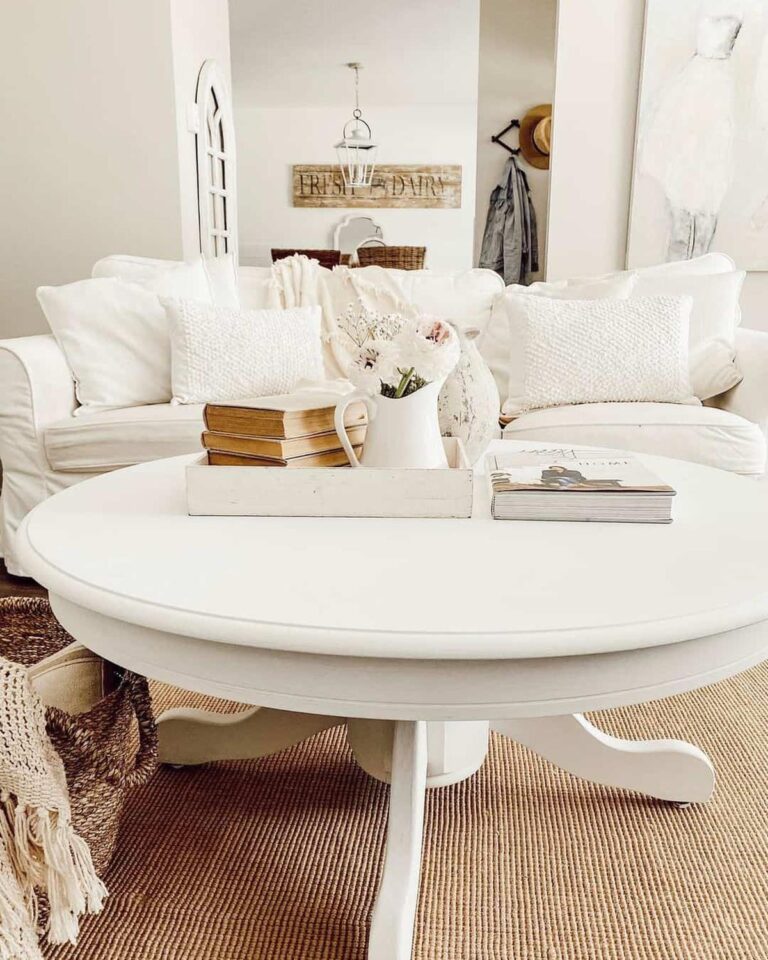 35 Large Round Coffee Tables to Anchor Your Living Room with