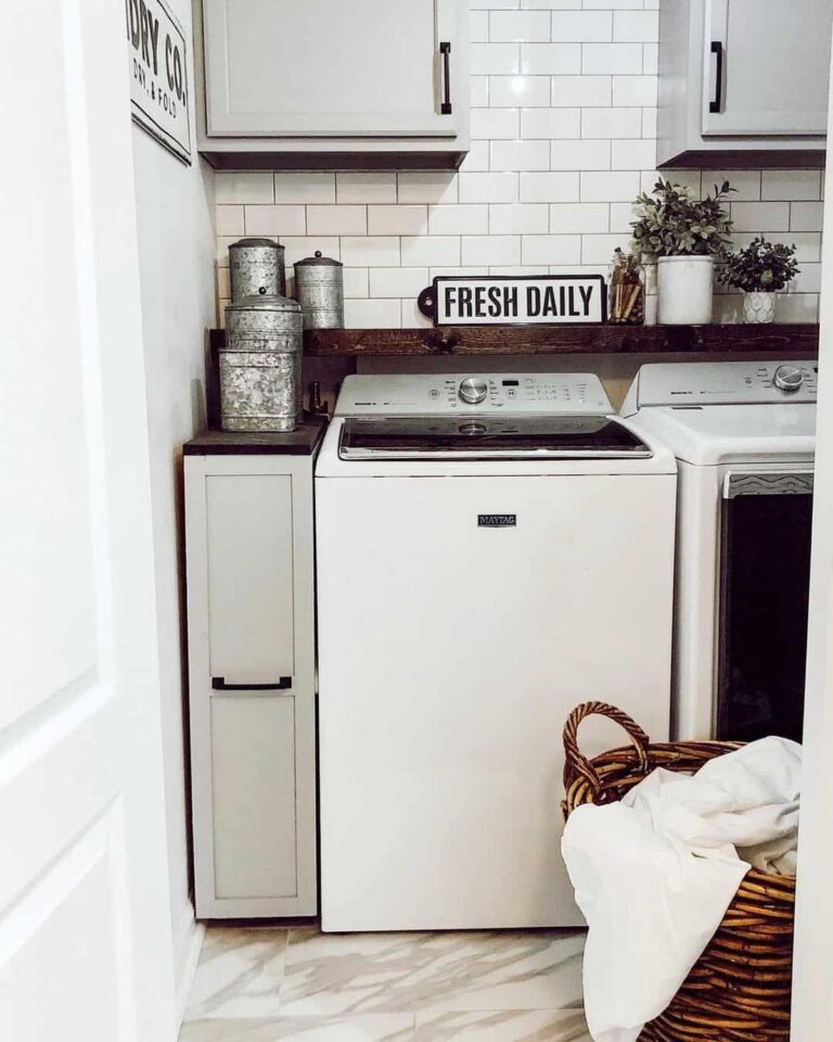 Laundry Room With Rustic Country Hardware Ideas photo