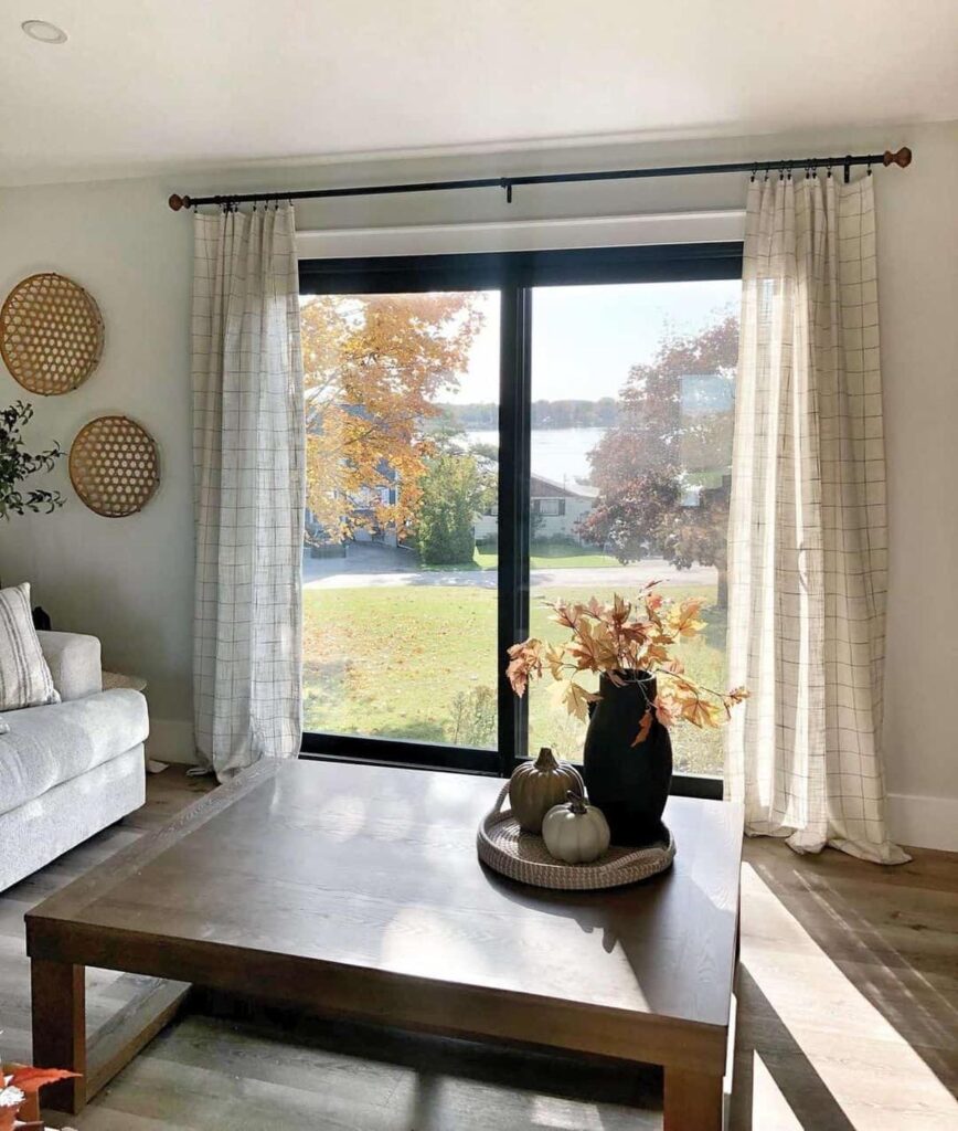 Elevate Your Living Room with Curtain Frames for Modern Style
