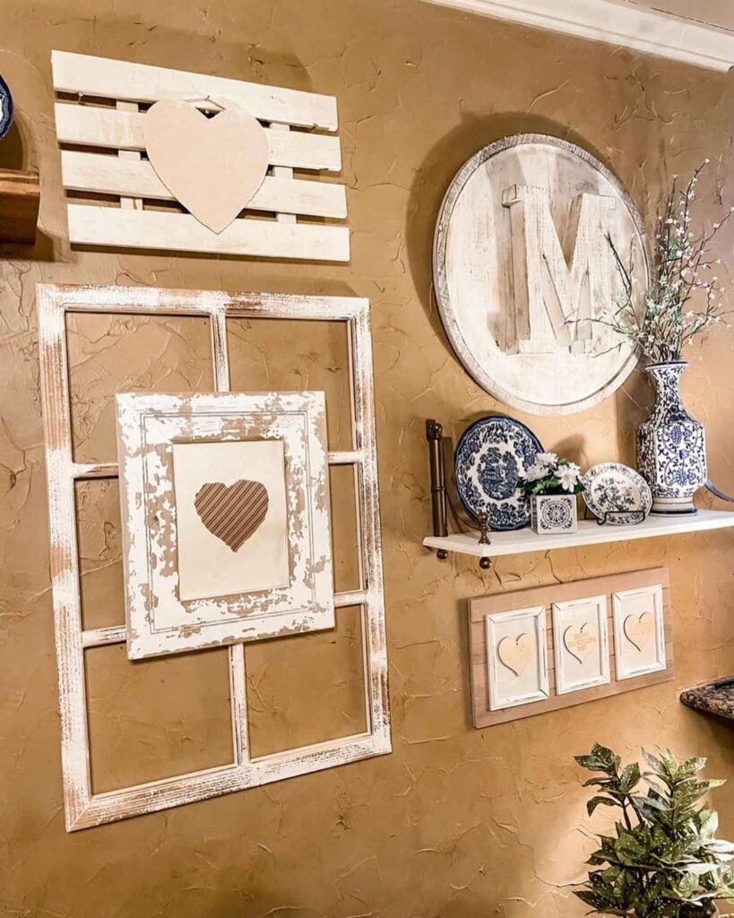 Image showcasing 25 Rustic Farmhouse Wall Decor Ideas for a Warm Touch -Architectural ...