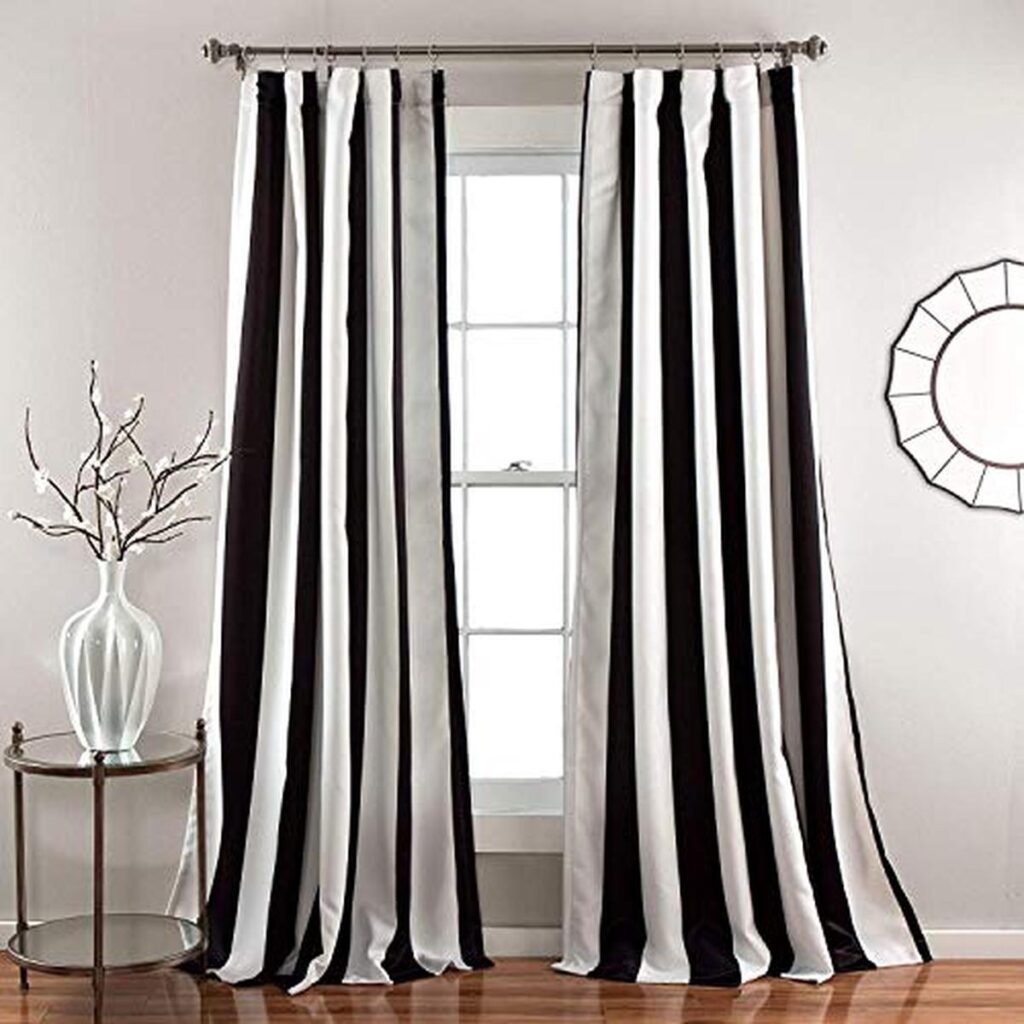 14 Stylish Black and White Kitchen Curtains -Architectural Foundation