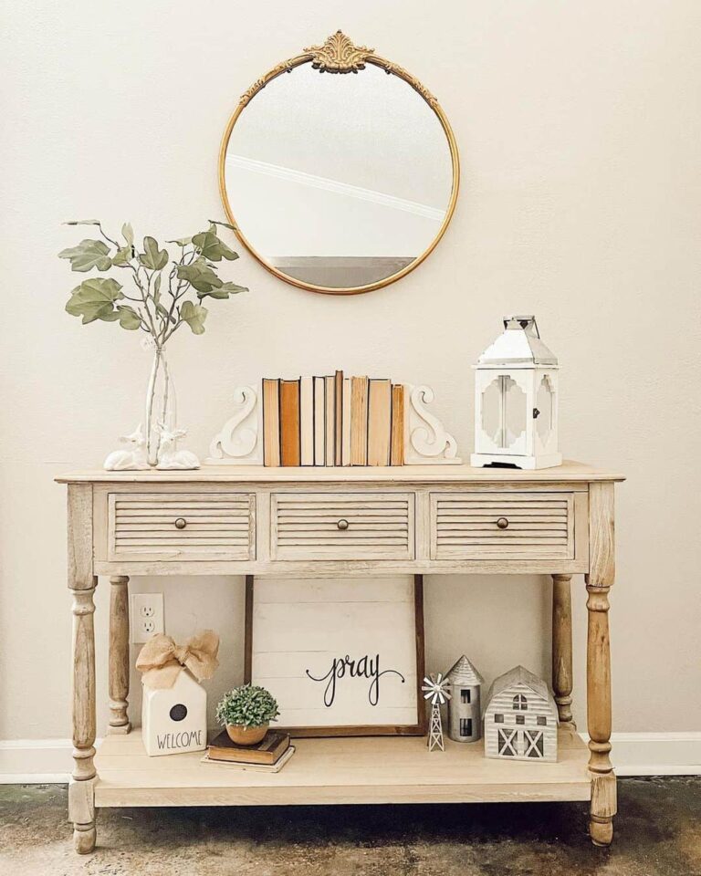 33 Elegant Console Table Decor Ideas for Any Home -Architectural Foundation