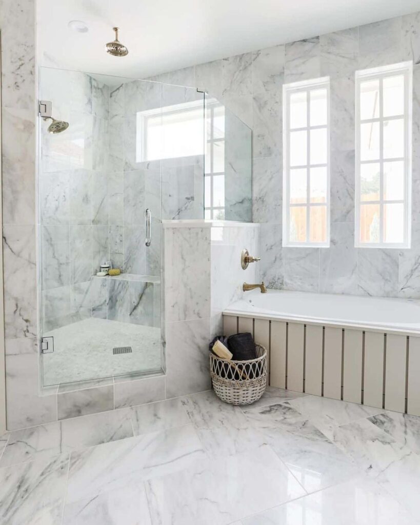 18 Beautiful Large Tiles for Shower Walls to Create a Modern Look ...