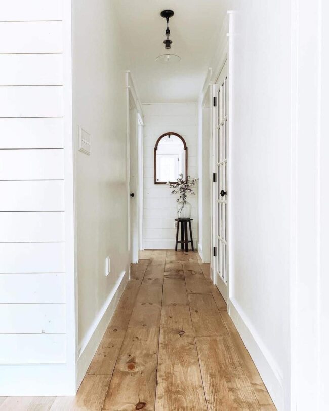 Vintage Farmhouse Decor and Wood Flooring