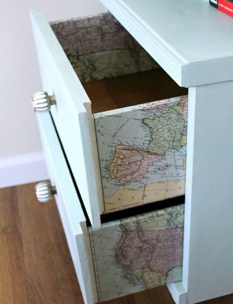 25 Creative Ways To Transform Maps Into Home Decor