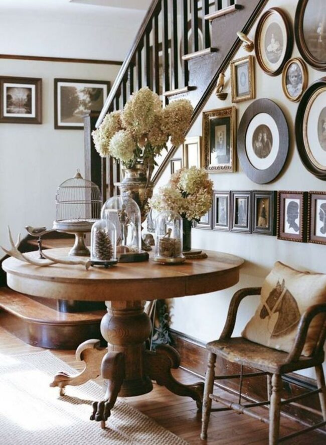 Vintage Nostalgia Wood Corner