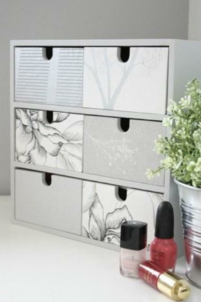 White Floral Drawer Sanctuary