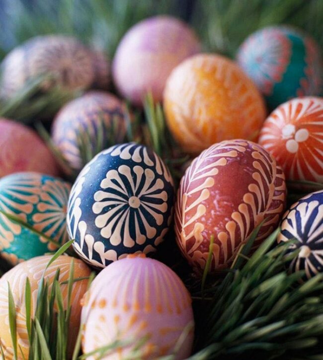 Easter Mosaic Egg Symphony