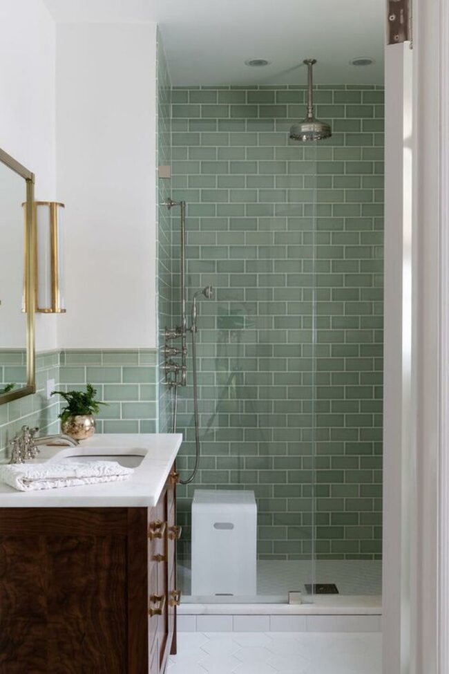 Fresh Green Tile Sanctuary