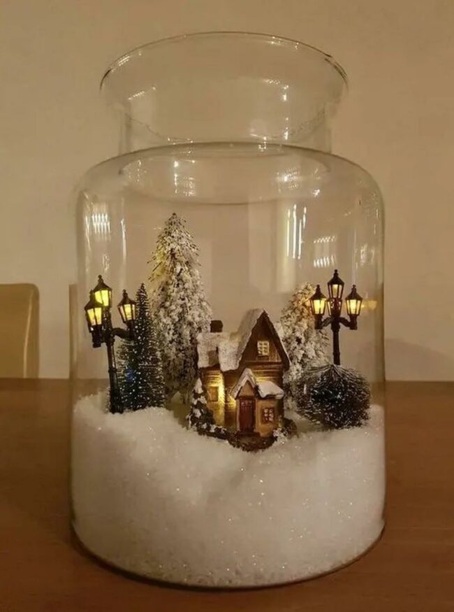 Miniature Winter World Enclosed