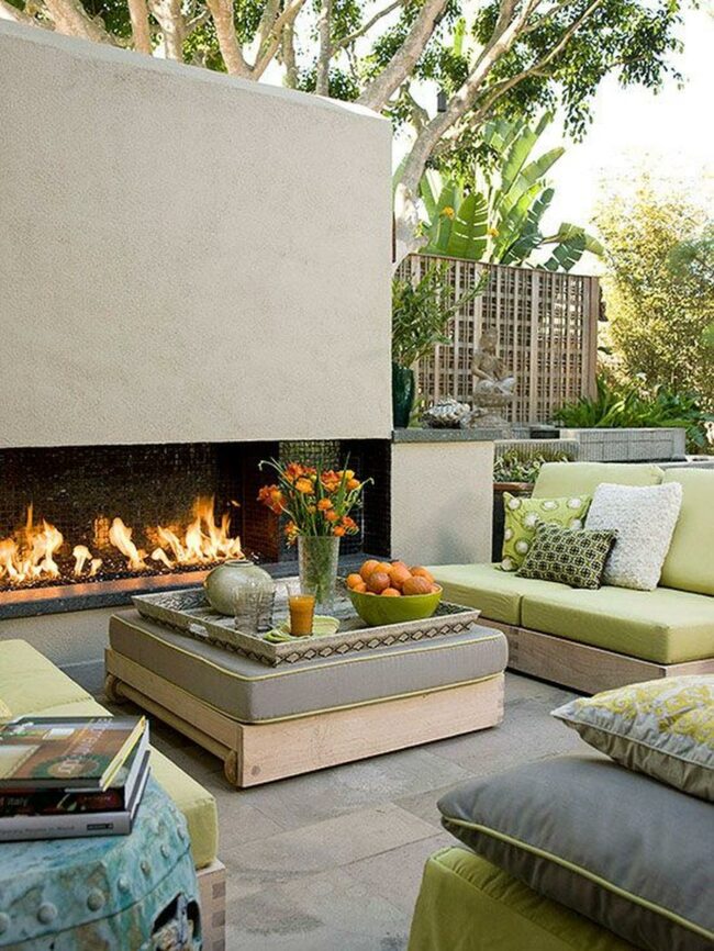 Verdant Firepit Sanctuary