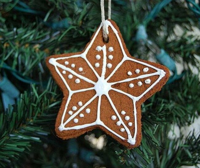Frosted Gingerbread Star