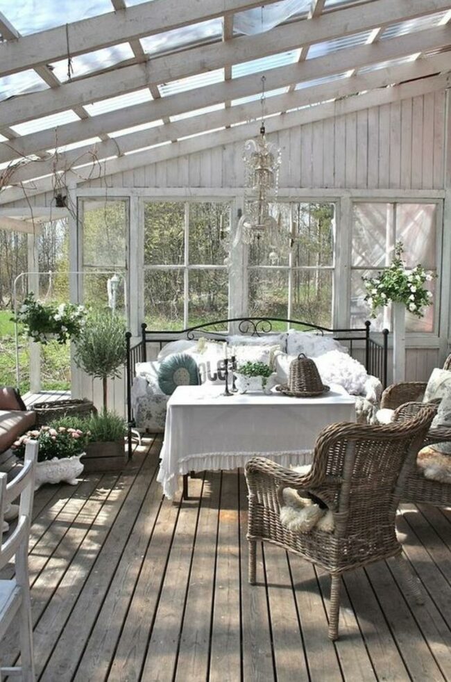 White Sunroom Sanctuary Whispers