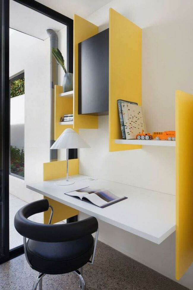 Sunshine Yellow Workspace Design