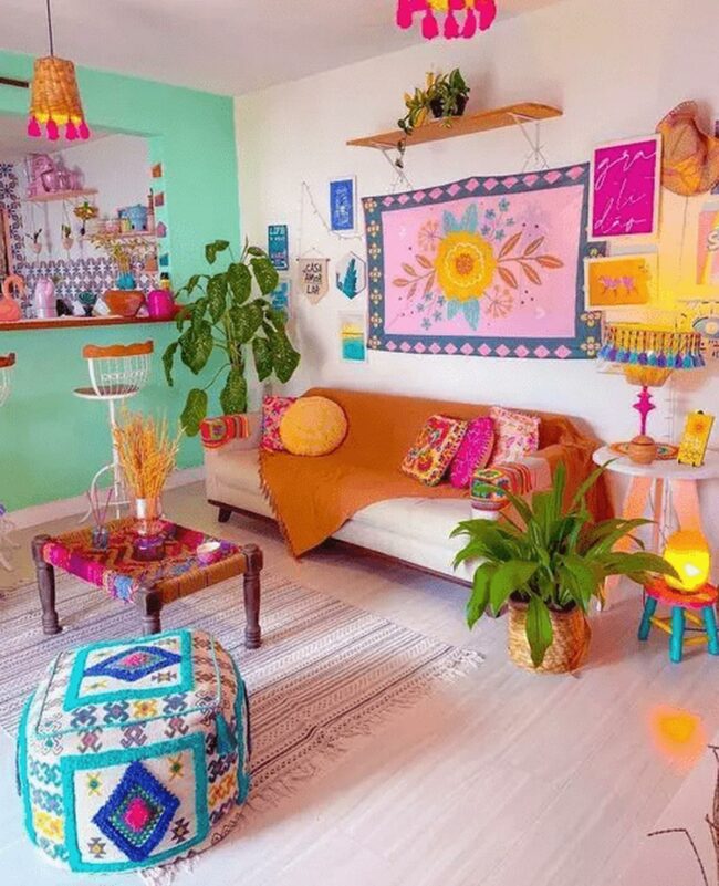 Playful Botanical Color Burst