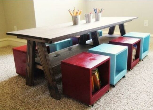 Colorful Cubes Creative Corner