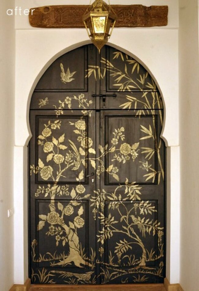 Golden Floral Blackwood Entrance