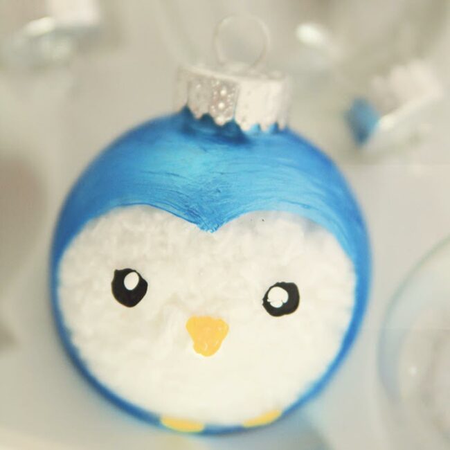 Blue Penguin Winter Joy