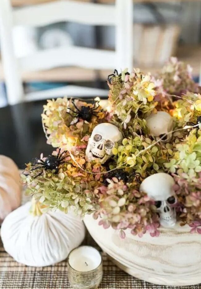 Spooky Floral Centerpiece