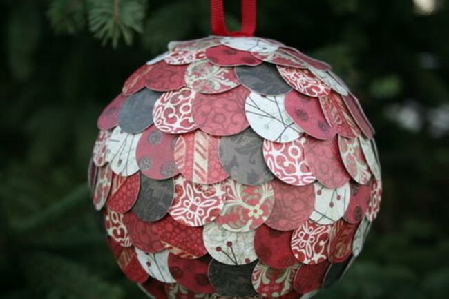 Scaled Paper Mosaic Ornament