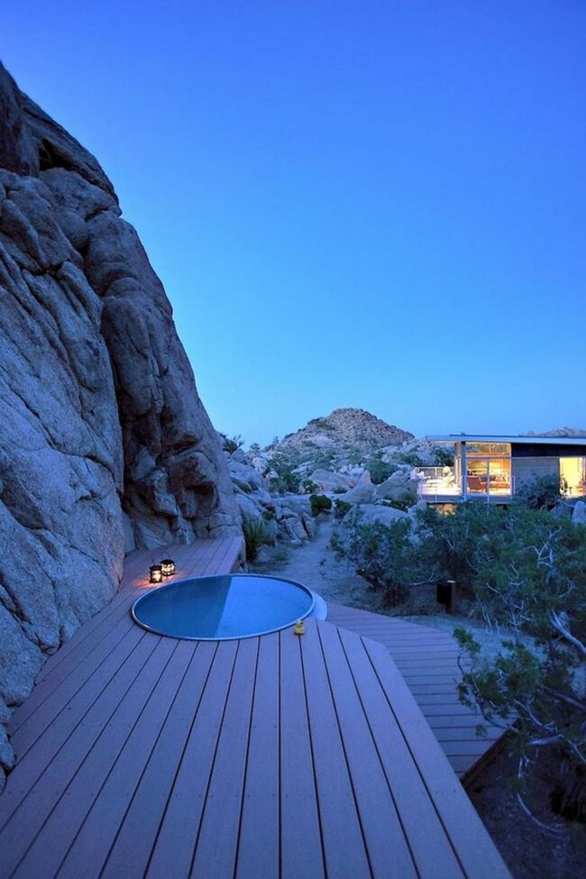 Desert Stone Hot Tub Retreat