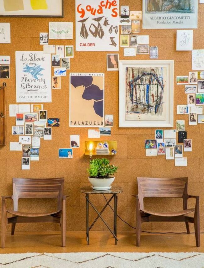 Colorful Cork Gallery Nook