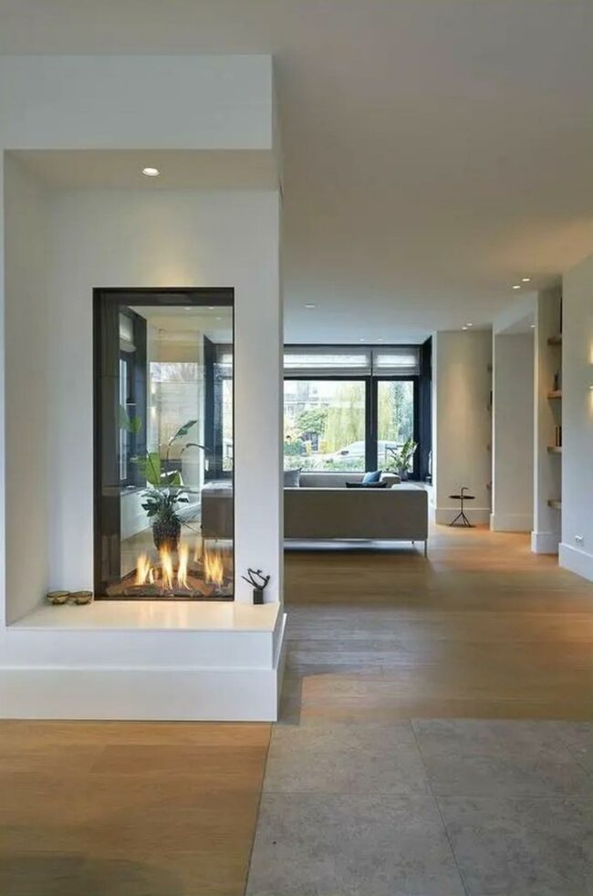 Luminous Wood Glass Sanctuary