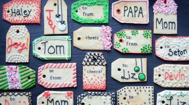 Festive Cookie Gift Tags