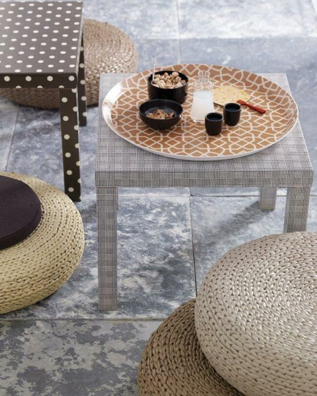 Checkered Tray Polka Dot Charm