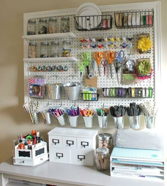 Colorful Craft Corner Canvas
