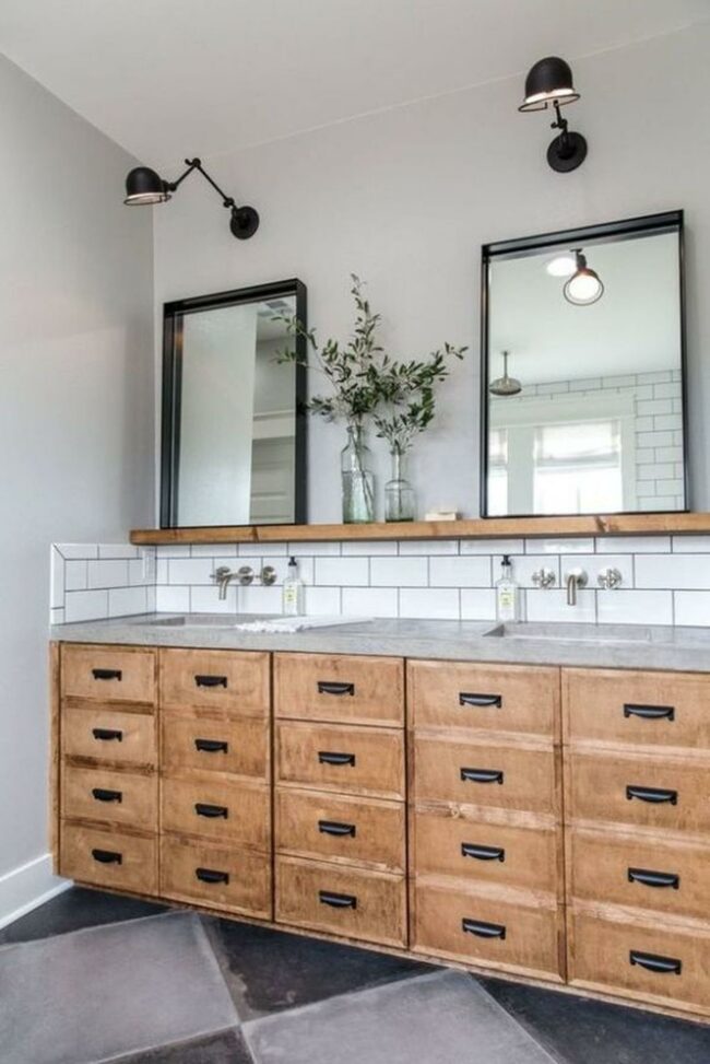 Dark Wood Sanctuary Mirrors