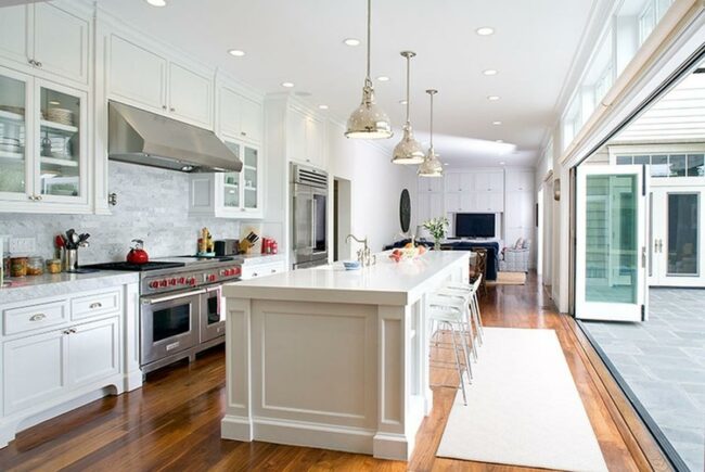 Bright White Kitchen Oasis