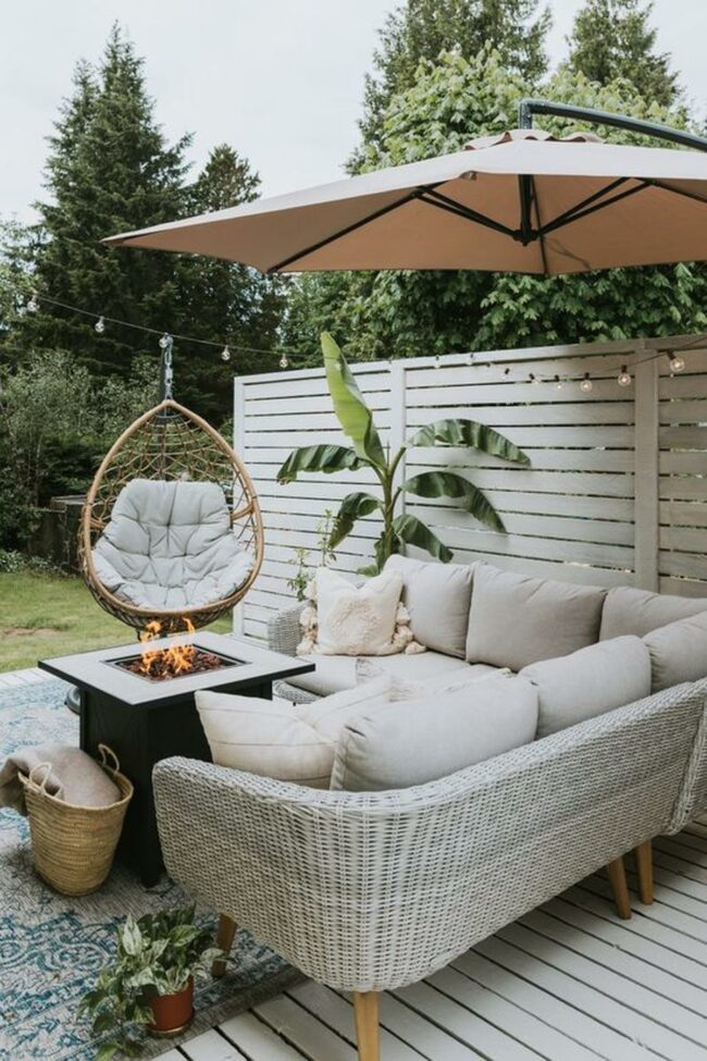 Wicker Oasis: Soft Neutrals