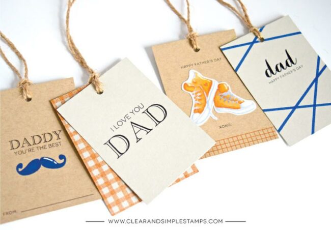 Whimsical Dad Love Tags