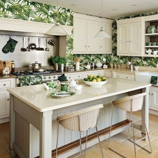 Green Leafy Kitchen Charm