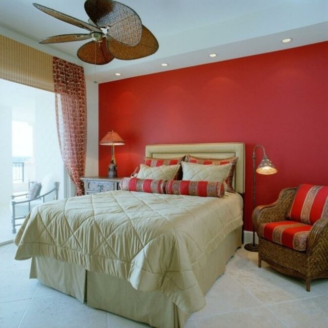 Dramatic Red Tropical Sanctuary