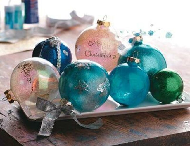 Festive Sparkle Christmas Ornaments