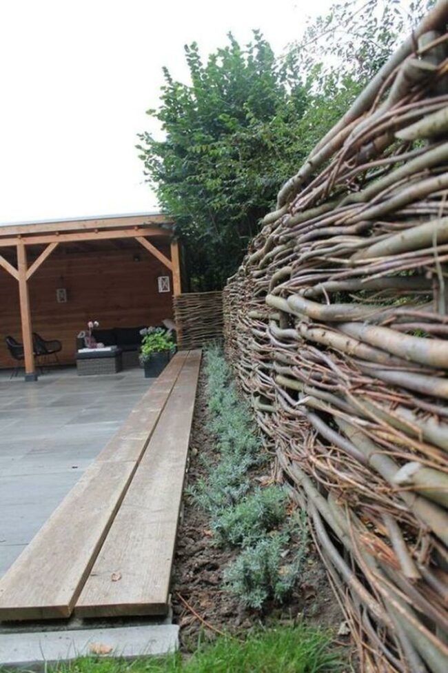 Natural Wood Sanctuary Garden