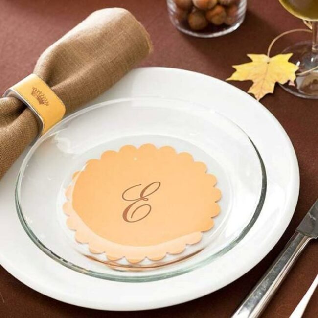 Golden Maple Leaf Tablescape