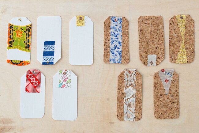 Floral Cork Gift Tags