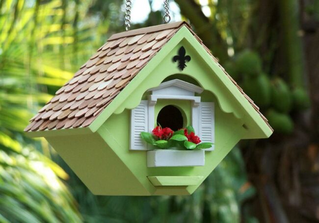Green Shingled Bird Cottage