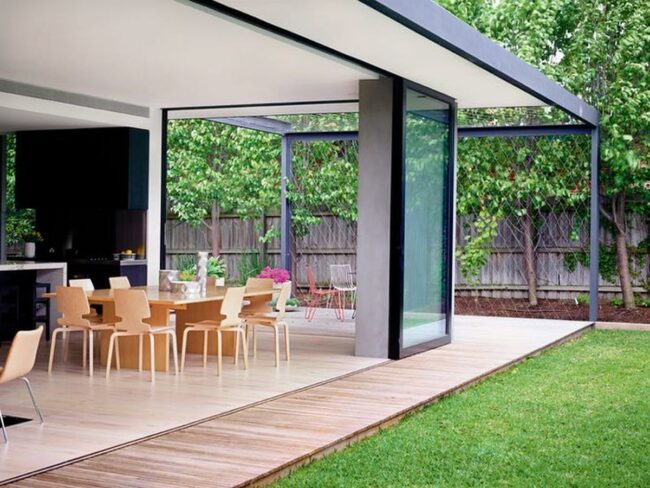 Indoor-Outdoor Wood Fusion