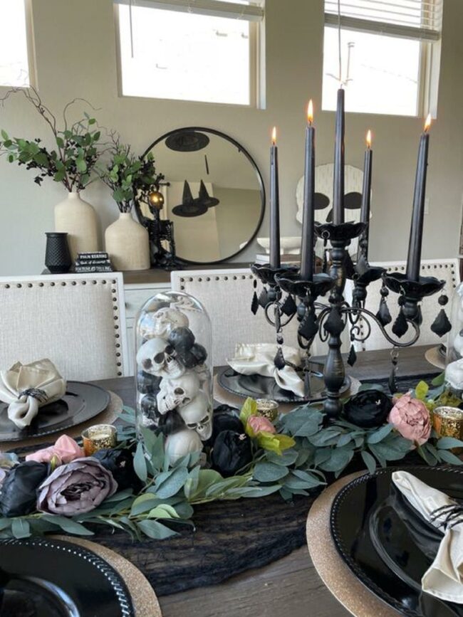 Gothic Halloween Tablescape