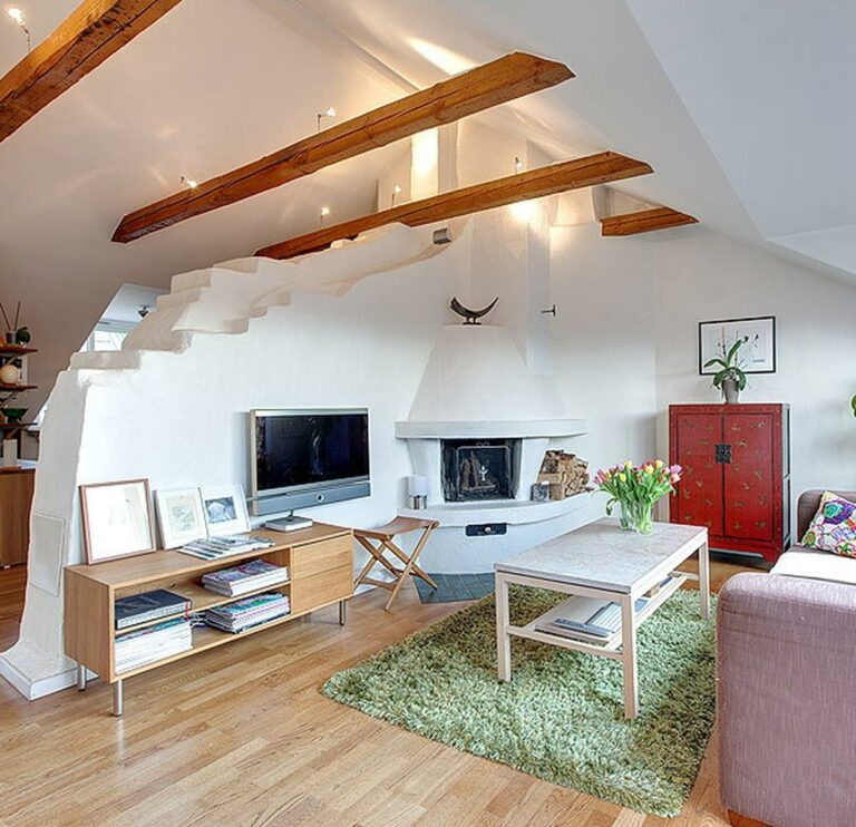 Picture of 35 Scandinavian Fireplace Designs for Ultimate Comfort