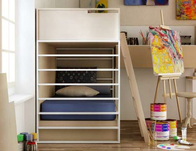 Blue Painter's Studio Retreat