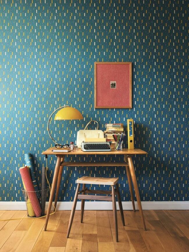Vintage Typewriter Blue