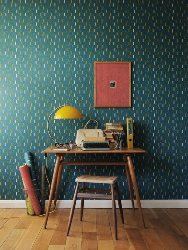 Yellow Lamp Typewriter Corner