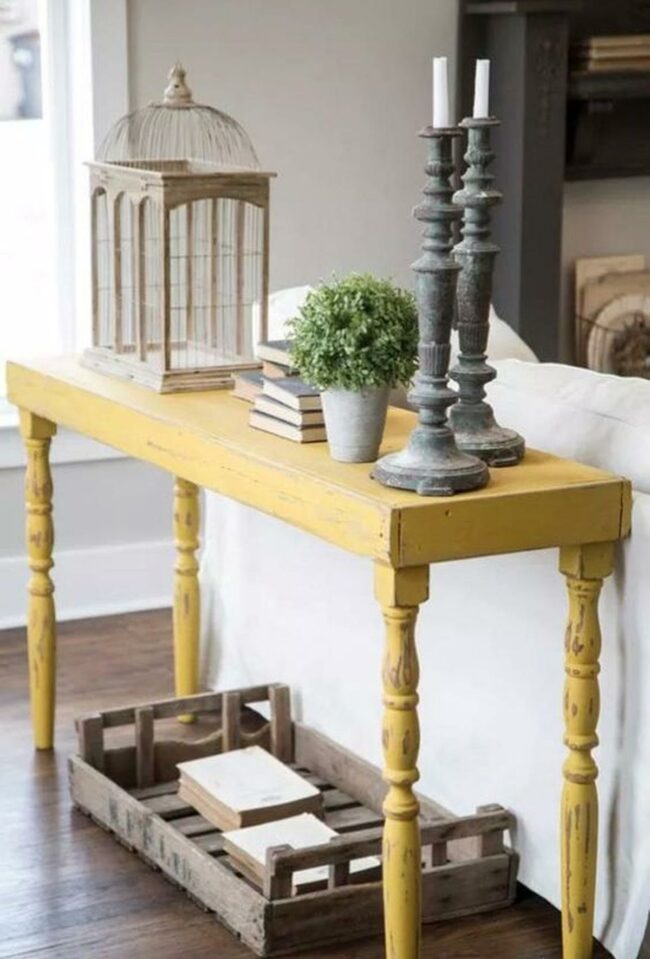 Yellow Vintage Table Corner