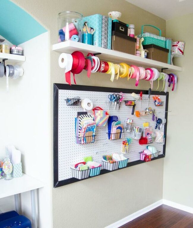Colorful Craft Corner Chaos