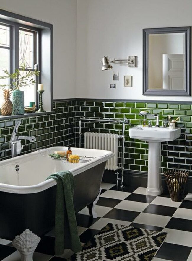 Emerald Green Checkered Classic